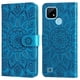 thumbnail image 4 of Funda tipo cartera FOXDOCK para Realme C21 , diseño girasol en relieve, cuero PU, cierre magnético, soporte y tarjetero, 4 of 5