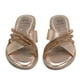 thumbnail image 2 of Sandalia Plana Dorado Casual Jn33 Mujer, 2 of 3