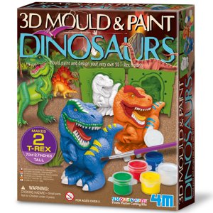 4M - Moldea Pinta Dinosaurios 3D