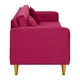 thumbnail image 3 of Sofa New Retro 3c Felpa 01 Burdeo, 3 of 6