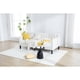 thumbnail image 2 of Elena Twin Size Ivory Boucle Upholstered Daybed, Ribbed Tufted Backrest, Daybed in Lavish Modern Design, Richly Hued Foam Comfort, 2 of 3
