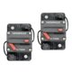 thumbnail image 1 of 2Pcs 12V / 32V Interruptor De Circuito De Automóvil RV En Línea Restablecimiento Manual Portafusibles 30A 50A, 1 of 5