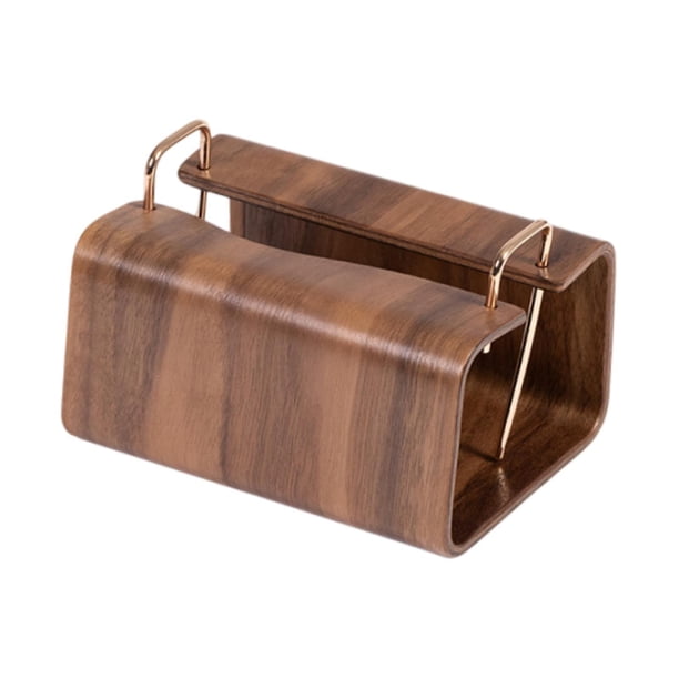 Funda para caja de pañuelos, porta pañuelos faciales, porta papel rústico, dispensador de servilletas para baño, dormitorio, baño, inodoro, decoración Estilo D