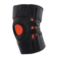 Magideal - Rodilleras Almohadilla De Protección De La Rótula Ajustable Con Estabilizadores Laterales Soporte De Antideslizante Para La Recuperación De , Negro