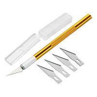 Gen - Bisturi Cortante Tipo Lapiz Con Cuchillas Metal Manualidades Multicolor