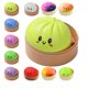 thumbnail image 1 of Pelota antiestrés squishy JRJTIAN en forma de dumpling, amarilla, 1 of 7
