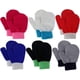 thumbnail image 1 of Manoplas para niños pequeños Invierno Caliente Tejido a punto Guantes para niños Magic Stretch Colo Contrast Guantes para bebés niños y niñas 1 2 3 4 años, 6 pares, 1 of 7
