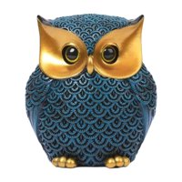 Bothyi - Estatua De Búho, Escultura Versátil Para Dormitorio, Sala De Estar, Estantería.