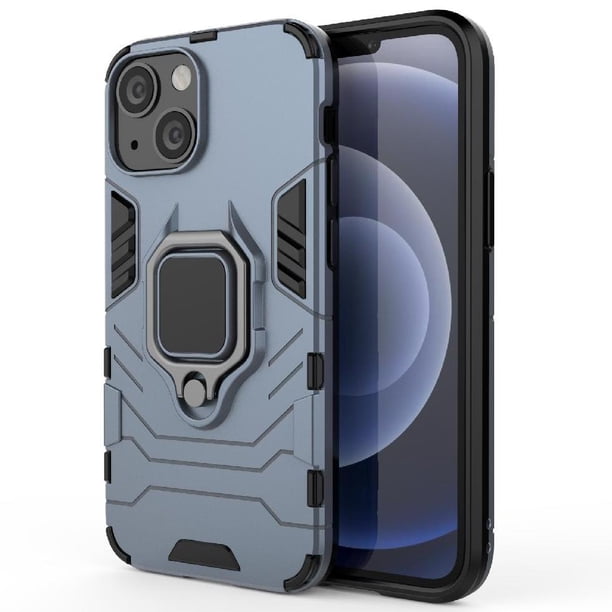 FOXDOCK Funda Antigolpes para iPhone 13 – Protección Total con Soporte y Diseño Robusto