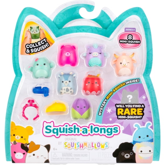 Toy Squish-a-longs Mini-Squish Pack de 8, Ola 4