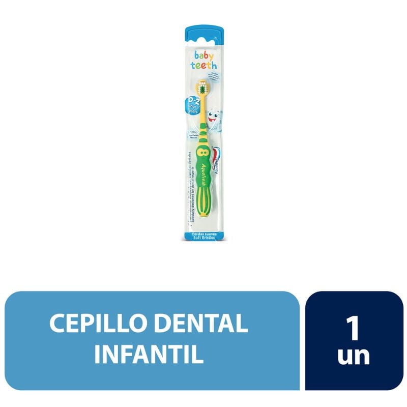 Cepillo De Dientes Niños Baby Teeth 0-2 Años Suave 1 Un Aquafresh