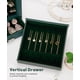 thumbnail image 5 of Organizador de joyas para niñas y mujeres con 3 cajones y ventana de cristal, 5 of 9