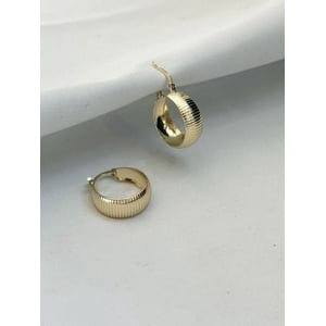 Collarbeauty - Aro Bañado En Oro 18K