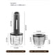 thumbnail image 2 of Procesador de alimentos eléctrico inalámbrico, picadora eléctrica de 4 tazas para carne, cebollas, verduras, ajo, alimentos complementarios, mezcladora de picadora de carne, 2 of 3