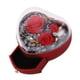 thumbnail image 1 of Caja De Rosas En Forma De Corazón Caja De Almacenamiento De Joyas Regalo De Boda Para El Día De San Valentín Rojo, 1 of 5