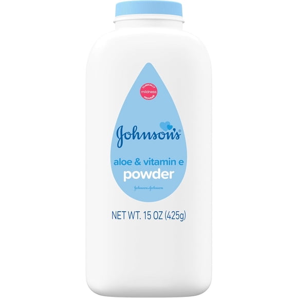 Talco Johnson's Baby 425g Aloe Vitamina E Hipoalergénico