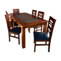 Koliat - Jgo Comedor Florencia 6S Caramelo Ceramica Gris