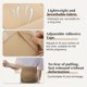 thumbnail image 5 of Unique Bargains Banda de Embarazo Soporte Transpirable para el Vientre Cinturón de Soporte de Embarazo para Abdomen Pelvis 1 Set Color Carne Grande, 5 of 7