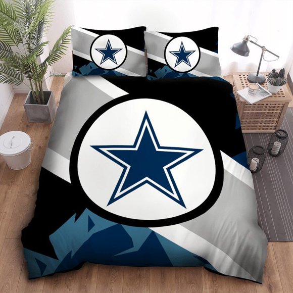 Steelers Cowboys Ultra Soft Quilt Duvet Cover Set All Bed3-Piece Bedding Set (1 Duvet Cover + 2 Pillow Shams)