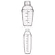 thumbnail image 5 of 2x Coctelera Transparente Mate Botella Bar Pub Fiesta Suministros 350cc 1000cc, 5 of 5