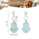 thumbnail image 2 of Llavero de Pelo de Mascota Uxcell, Llavero con Forma de Pata de Gato, Regalo Conmemorativo de Pelo de Perro, Llavero con Cierre de Langosta, (Azul Cielo, 2 Piezas), Para Recoger Pelo de Mascota, 2 of 7