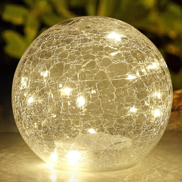 Lámpara IdealXmas de Cristal 15 cm LED a Batería