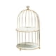 thumbnail image 4 of Postre Cupcake Stand Nordic Cosmetic Rack Para Living Room Dresser Countertop Oro Blanco 2 Niveles, 4 of 5