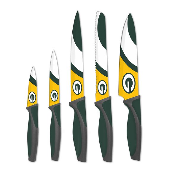 Set de cuchillos de cocina TSV Green Bay Packers de 5 piezas