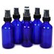 thumbnail image 1 of Botellas de Vidrio Vivaplex Azul Cobalto 60 mL con Pulverizadores de Niebla Fina, 1 of 5