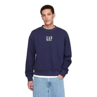 Buzo Gap Con Logo, Cuello Redondo, Polar Azul Marino Xl