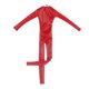 thumbnail image 4 of 1/6 Ropa Ajustada De Manga Larga Para Figuras DID De 12 "Accs PU Rojo, 4 of 5