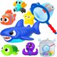 thumbnail image 1 of Juguetes de baño GZHFMUS Ocean, 8 piezas, sin agujeros, 1 of 3