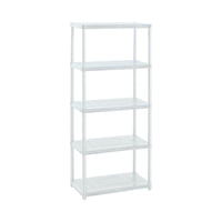 Rimax - Estante Solido Decorativo 15"" 5N Blanco