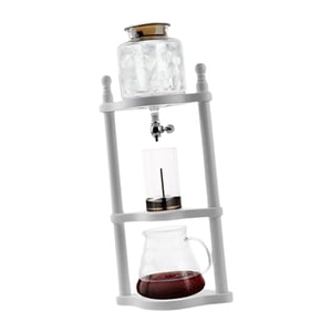 Bothyi - Cafetera Con Gotero De Cerveza Helada De Vidrio De Borosilicato Alto Para Bar Cafe Beech White