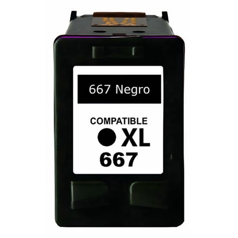 Aps - Tinta Compatible Con Hp 667Xl , Deskjet 6000 , 6400 , 2300
