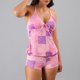 thumbnail image 1 of Top Tankini Halter Flores Mujer 33912-65, 1 of 3