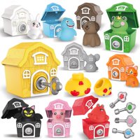 Grarain - Juego De 30 Piezas Para Niños Pequeños Garrain Little People De Farm Animal Toys
