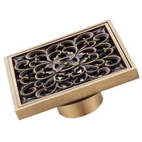 Ioensy - Resistencia A La Corrosión Del Drenaje Del Piso De La Ducha De Latón Antiguo De 4 Pulgadas Para El Estilo De Cocina B