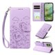 thumbnail image 5 of Funda Cartera para Motorola Moto G06 Perro Cachorro Grabado con Tarjetas Soporte Correa Morado, 5 of 6