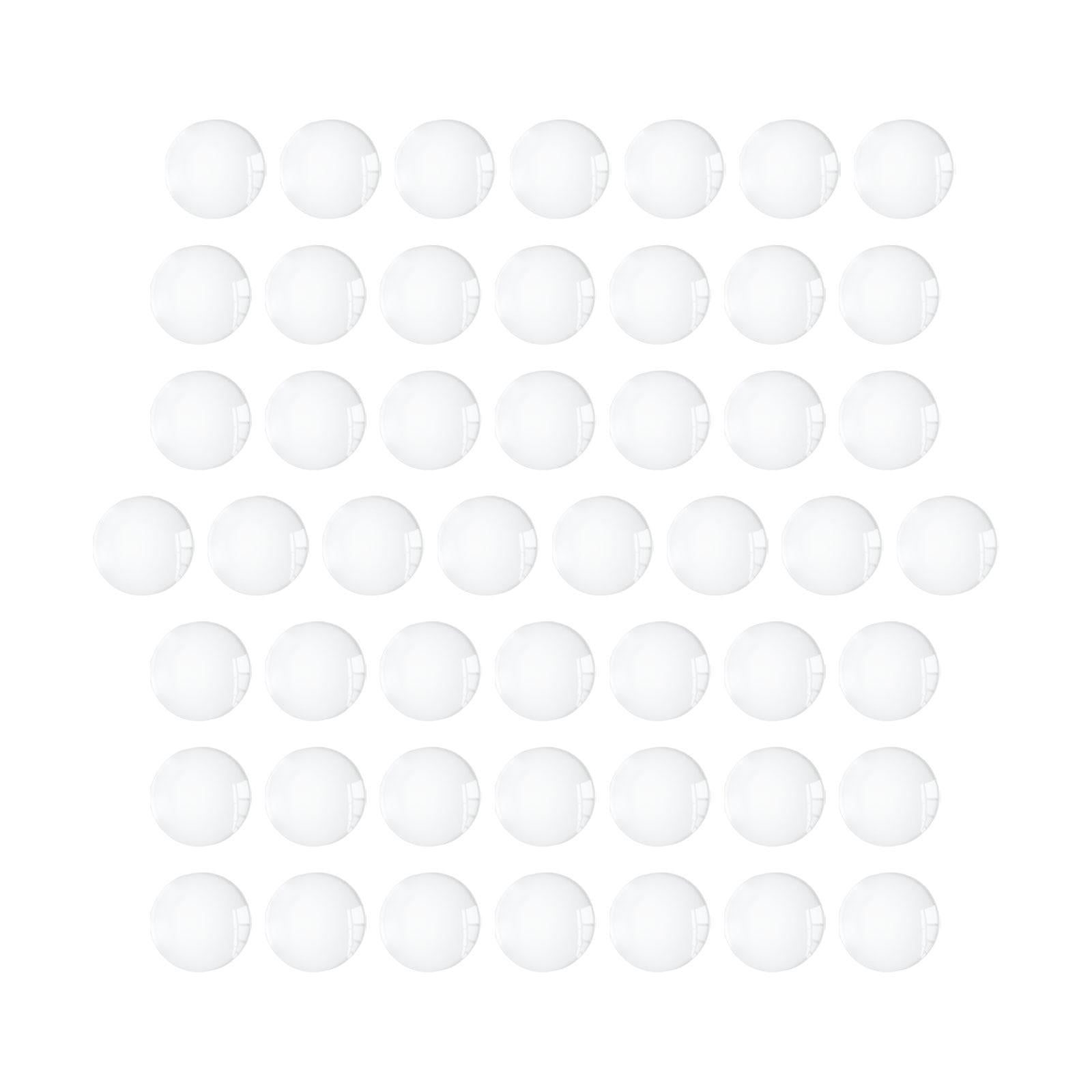 Bothyi - Parte Posterior Plana Semiredonda Para Fabricación De Joyas, Cabujones De Cristal Para Manualidades Diy, Azulejos De Cúpula De 10mm, 50 Uds.