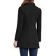 thumbnail image 3 of INSPIRE CHIC Abrigo de Invierno con Solapa y Botones para Mujer, Elegante para el Trabajo, Talla XL, Negro, 3 of 7