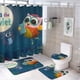 thumbnail image 1 of Juego de Cortina de Ducha 4 Piezas Eva la Lechuza Desmarcar, 1 of 6