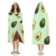 thumbnail image 3 of Aguacate Manta Capa con Capucha Anti-Bolitas, Manta de Lana Ártica Suave, Manta Portátil de Felpa Ligera y Lujosa, Poncho para Siesta en Casa y Oficina, 100*130cm, 3 of 6