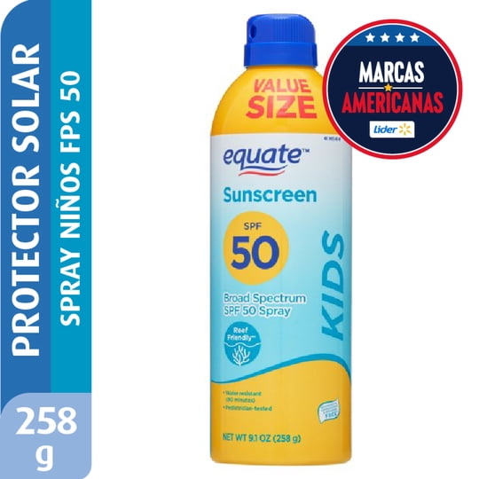 Protector Solar Equate Kids Spray Fps50