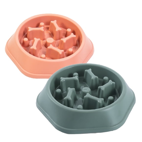 Plato alimentacion lenta para Perros Grandes Pack 2 colores