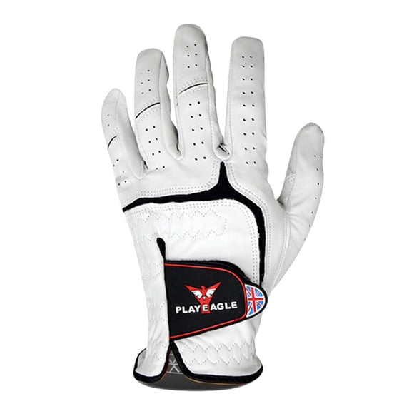 Guantes de golf para hombres mano izquierda antideslizante de piel de oveja para golfistas diestros Tamaño 25