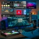 thumbnail image 2 of Paquete de equipo de podcast para 2 personas, interfaz de audio con micrófono de condensador, cambio de voz, RGB, mezclador de DJ para streaming, grabación de podcasts COMMANDER M100 3rd, 2 of 3