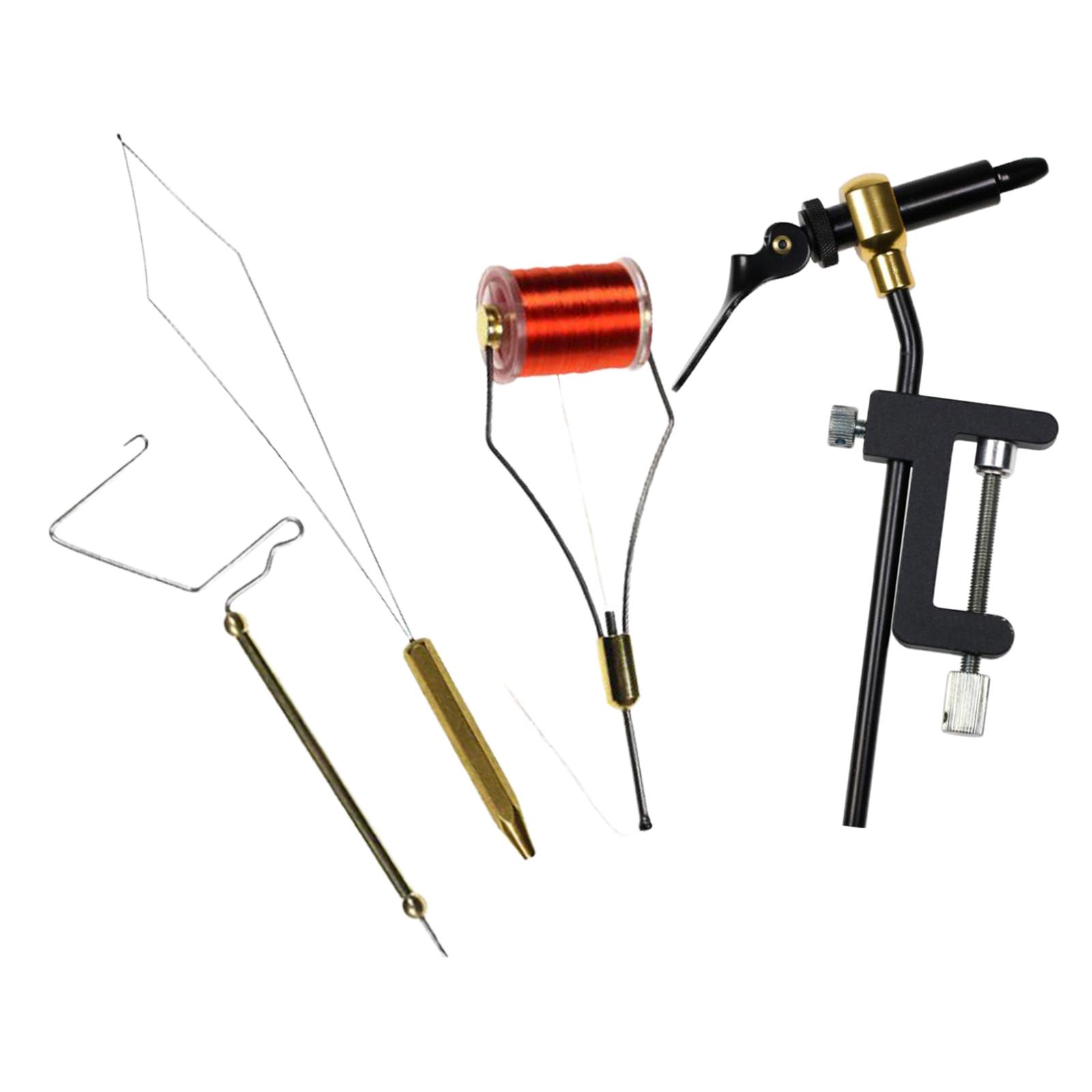 Ioensy - Kit De Herramientas De Tornillo De Banco Para Atar Moscas, 5 Uds., Acabado De Látigo Para Hacer Señuelos, Aparejos De Pesca