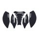 thumbnail image 2 of Almohadilla antideslizante de caucho negra VORILES ZX6R ZX-6R 2013-2026, 2 of 8