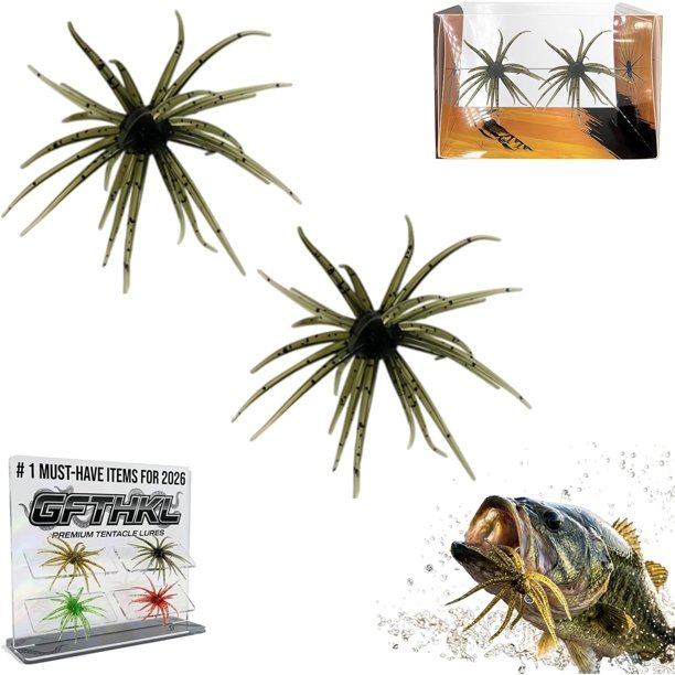 Señuelo criatura tentáculo delicadeza realista hundimiento lento plástico blando pesca lubina